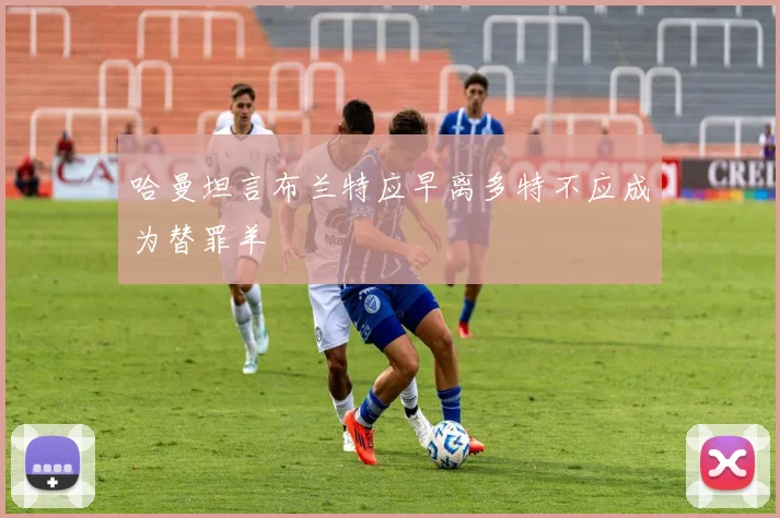 哈曼坦言布兰特应早离多特不应成为替罪羊